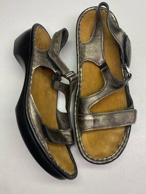 NWOB NAOT BLK/SLV Sandals EU 42 Spring Sale